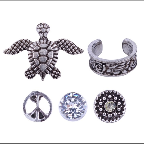 Turtle Ear Cuff Set - Picture 2 of 6